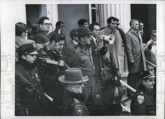 1969, University of Akron, Richard Housford VP and Dean of student - Historic Images