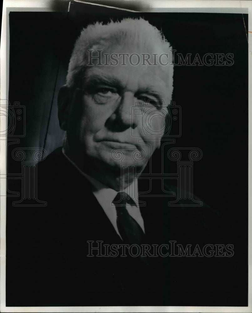 1969 Press Photo Justice Charles B. Zimmerman of Ohio Supreme Court - Historic Images