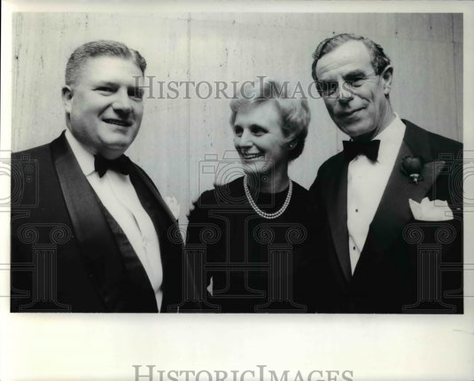 1976, John B Dempsey II, Ambassador & Mrs JH Warren - cva49807 - Historic Images