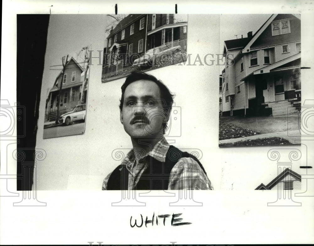 1985 Press Photo Christopher P Warren, Director of Cleveland Housing Network - Historic Images