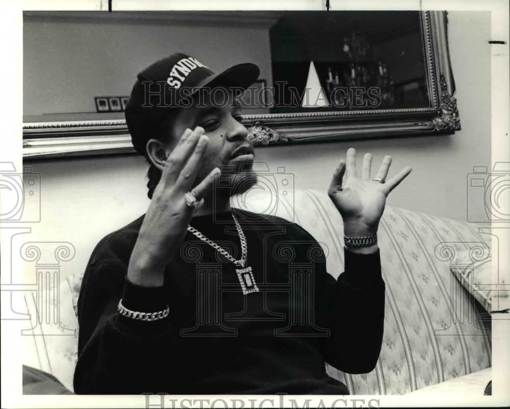 1991 Press Photo Ice T. Rapper - cva49822 - Historic Images