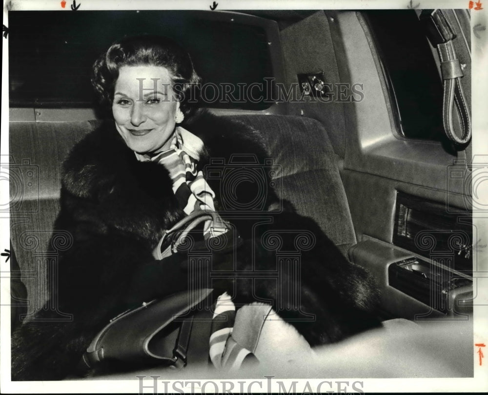 1981 Press Photo Abigail Van Buren,  an American advice columnist and radio show - Historic Images