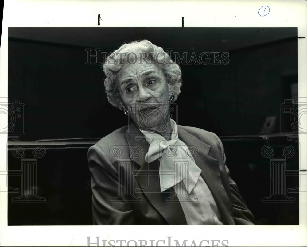 1991, Charlotte Trenkamp, oldest member of print club - cva50082 - Historic Images