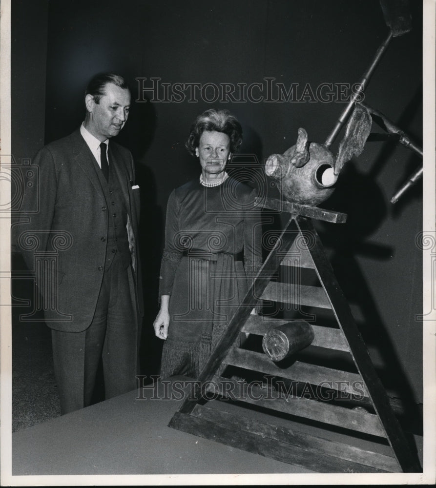 1972 Mr. and Mrs. Lewis Williams, new president of Cleveland Museum - Historic Images