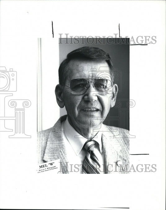 1989 Press Photo Melvin T. Wilezynski, Ohio Pharmacy Board - Historic Images