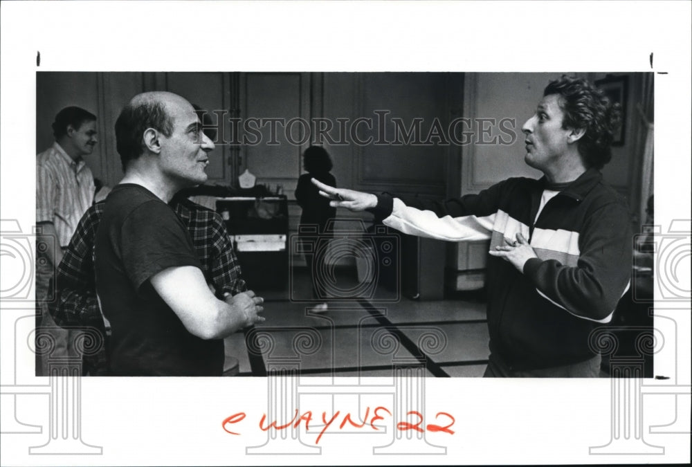 1989 Press Photo Jerry Zafer and Waynes Turney - cva51997 - Historic Images