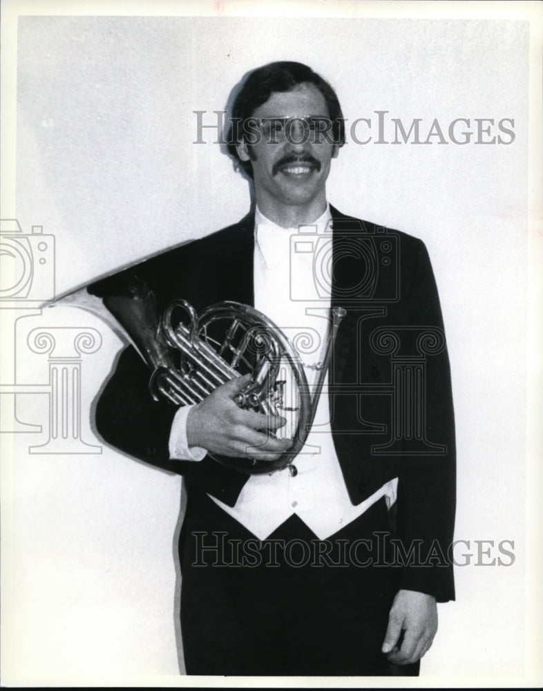 1979 Press Photo Charles Ward, French horn soloist - cva52069-Historic Images