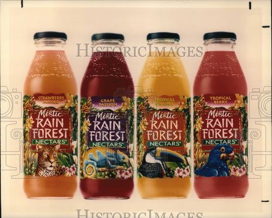 1997 Press Photo Mystic Rain Forest, beverages - Historic Images