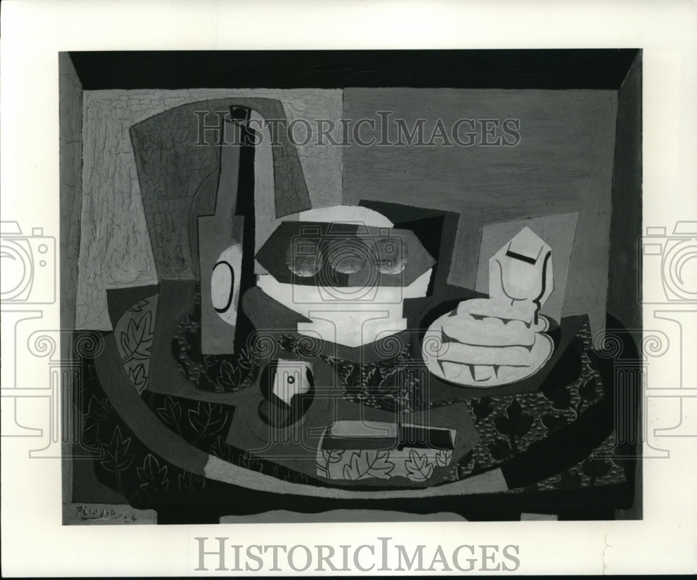 1978 Press Photo Still life with biscuits painting by Pablo Picasso - cva52255 - Historic Images
