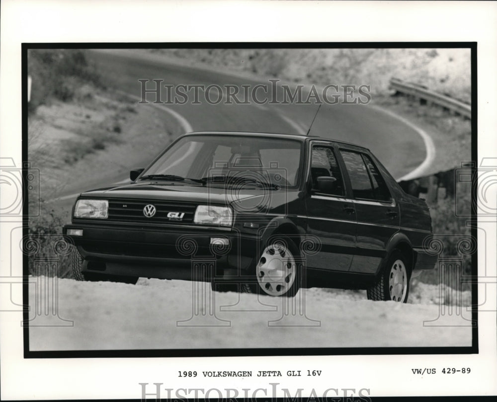 1991 Press Photo 1989 Volkswagen Jetta GLI 16V - Historic Images
