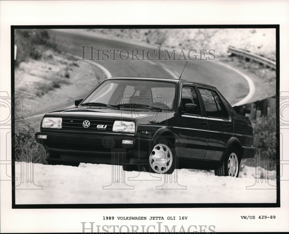 1989 Press Photo Volkswagen Jetta GLI 16V-Historic Images