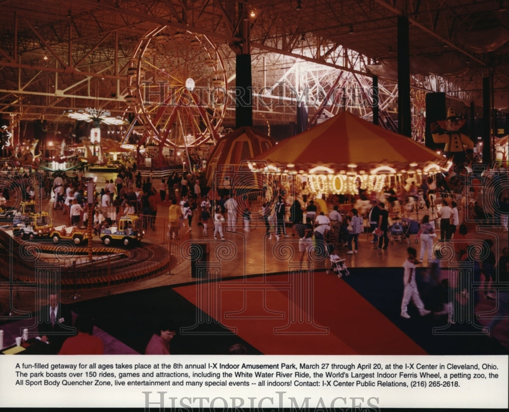 1997 Press Photo The fun filled I-X Indoor Amusement Park - Historic Images