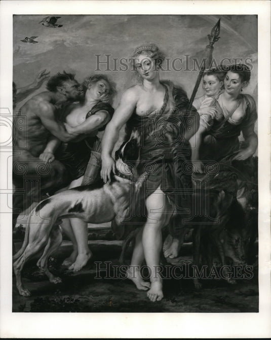 1962 Diana and Her Nymphs Departing for the Chase  - Historic Images