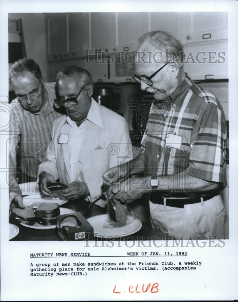 1993 Press Photo Alzheimer&#39;s Victims-Historic Images