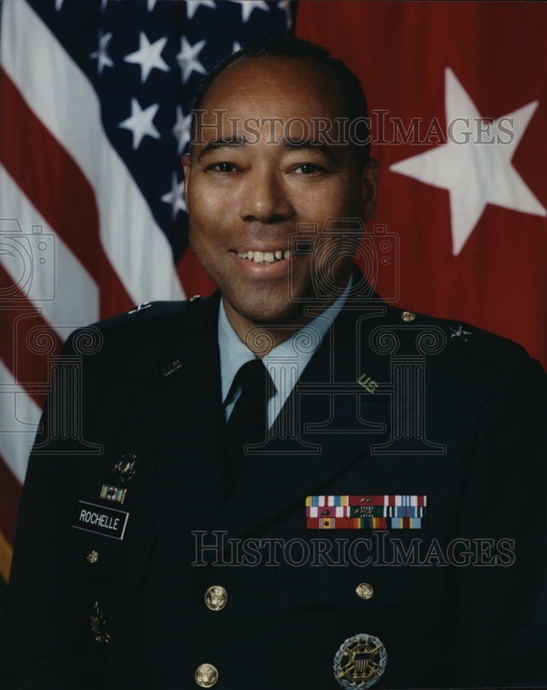 1999 Press Photo Brig. General Michael D. Rochelle, U.S. Army Lieutenant General - Historic Images