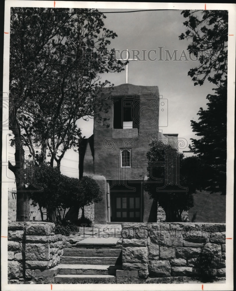 1974 Press Photo San Miguel Mission Sante Fe, New Mexico - Historic Images