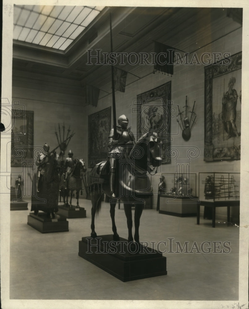 Press Photo Armor for horse and man at the Cleveland Museum of Art - cva53260-Historic Images