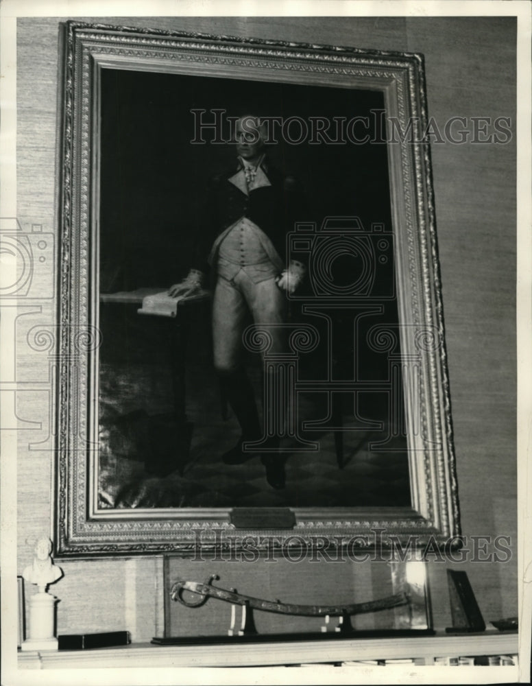1934 Press Photo A portrait of George Washington - cva53299- Historic Images