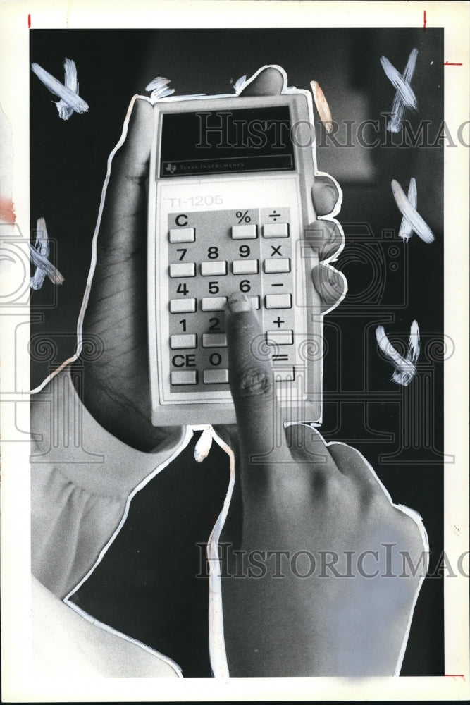 1978 Press Photo Pocket calculators - Historic Images