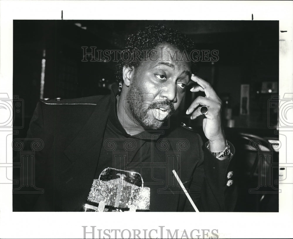 1988 Press Photo Founder of the Temptations Otis Williams - Historic Images