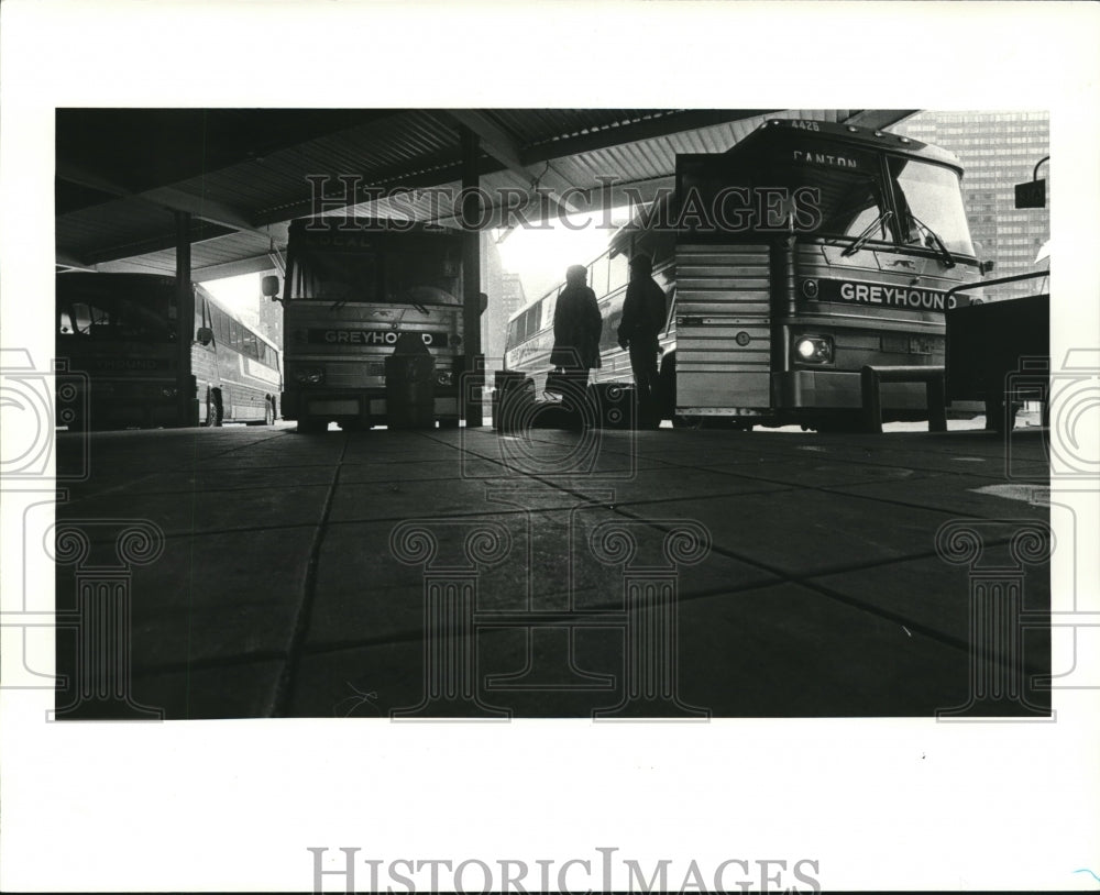 1983 Press Photo Greyhound Station-Historic Images