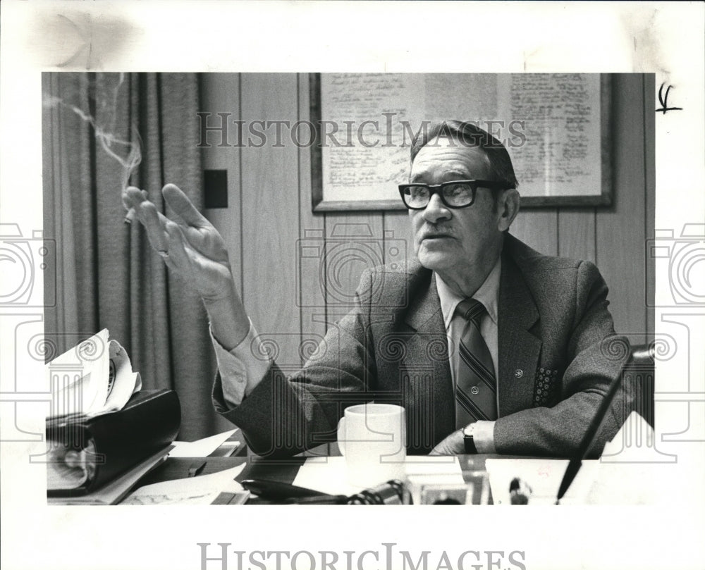 1983 Press Photo Mayor Ray Williams of Reminderville-Historic Images