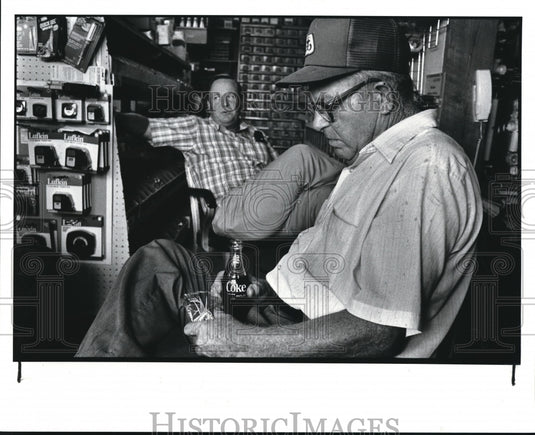 Cliff Galla and Alvin Devitt experiencing drought - Historic Images