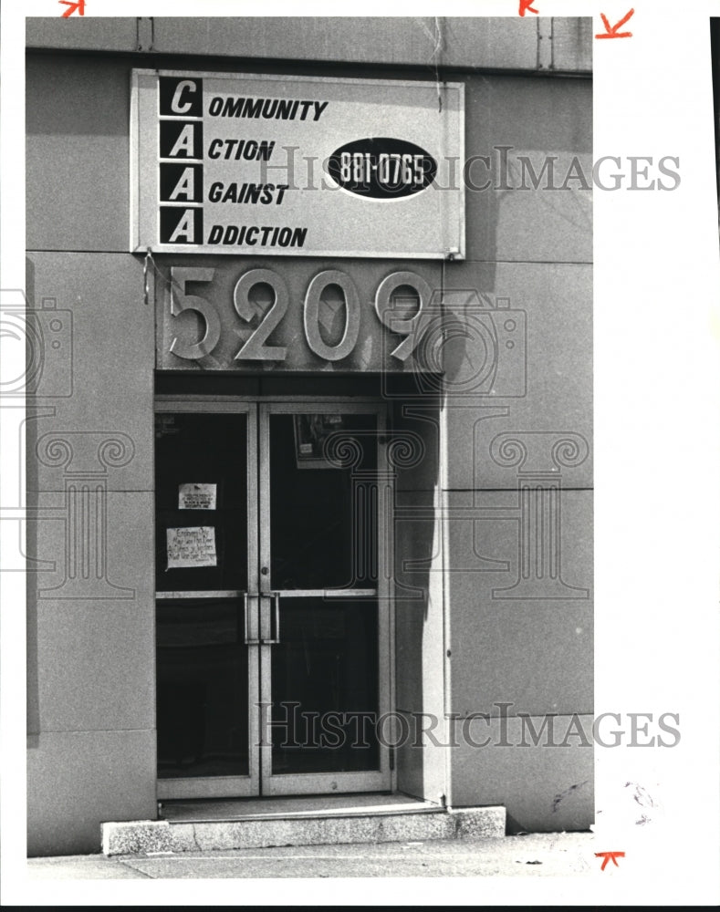 1980 Press Photo Community Action Against Addiction - Historic Images