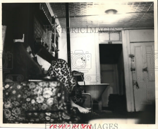 1969 Press Photo Drug addicts usually live in a dreary pads in slum areas- Historic Images