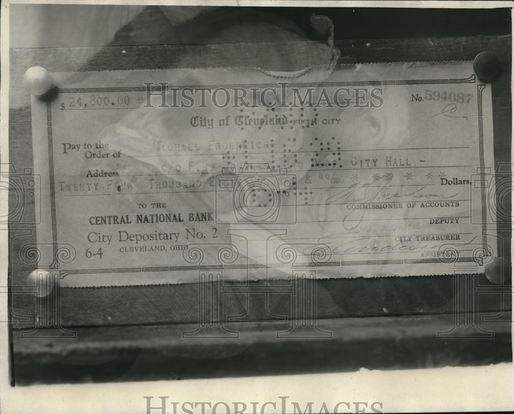 1929 Central National Bank CIty Depositary Slip - Historic Images