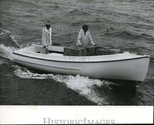 1976 Press Photo Crooked Island Catboat - Historic Images