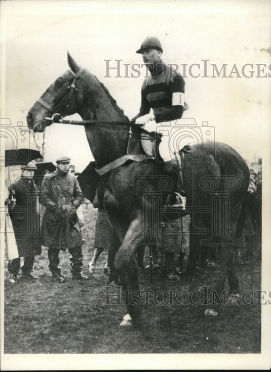 1934 Press Photo Duke of Gloucester Swasbuckling Soldie Son of King George - Historic Images