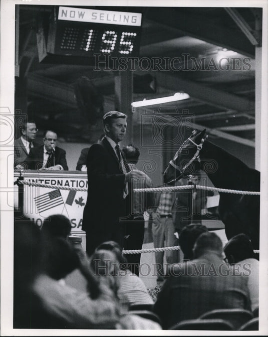 1970 Press Photo Horse auctions - 134-Historic Images