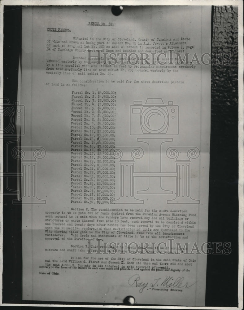 1929 Press Photo Council Land Fraud - 10 - Historic Images