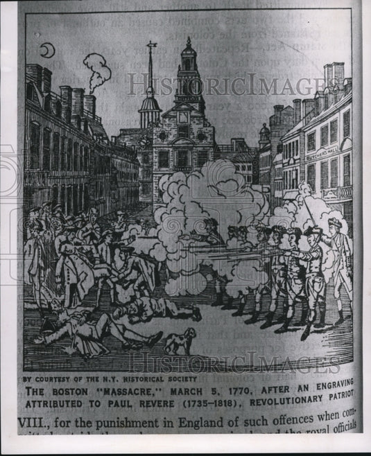 1961 The Boston massacre - Historic Images