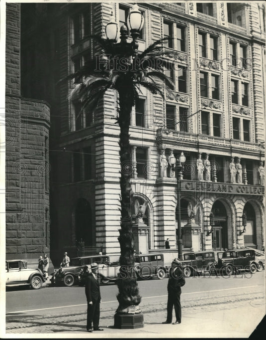 1931 Press Photo Clevelan College Building-Historic Images