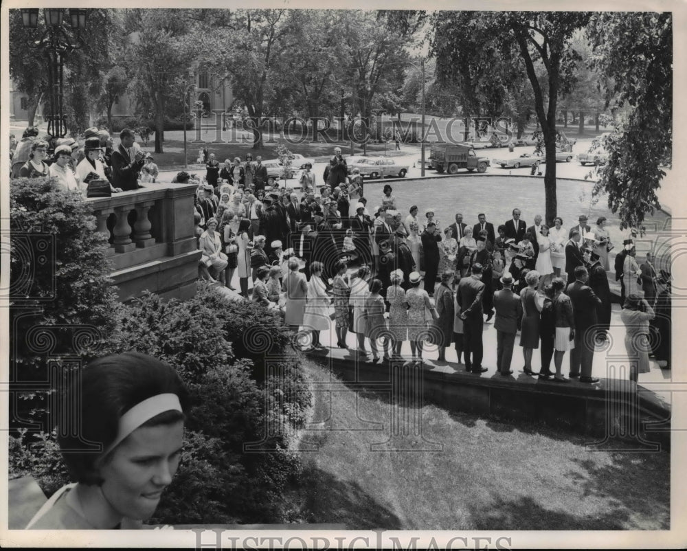 1965, The procession of the graduates of Western Reserve University - Historic Images