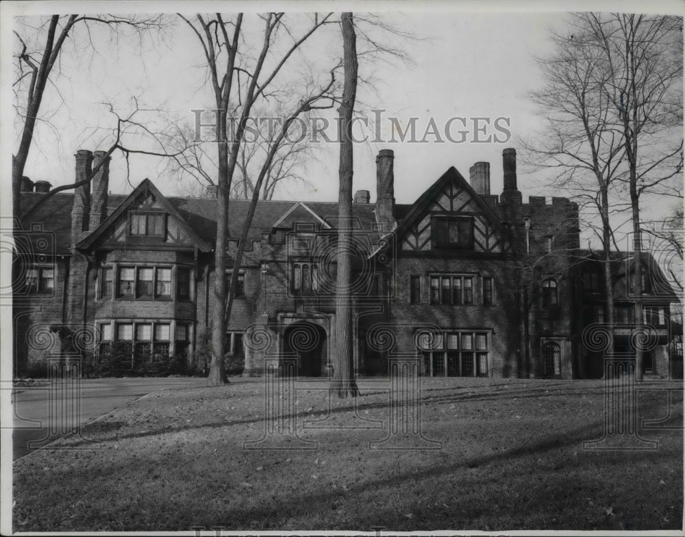 1950 Press Photo The Baptist home of Northern Ohio, former Warren Bicknee home - Historic Images