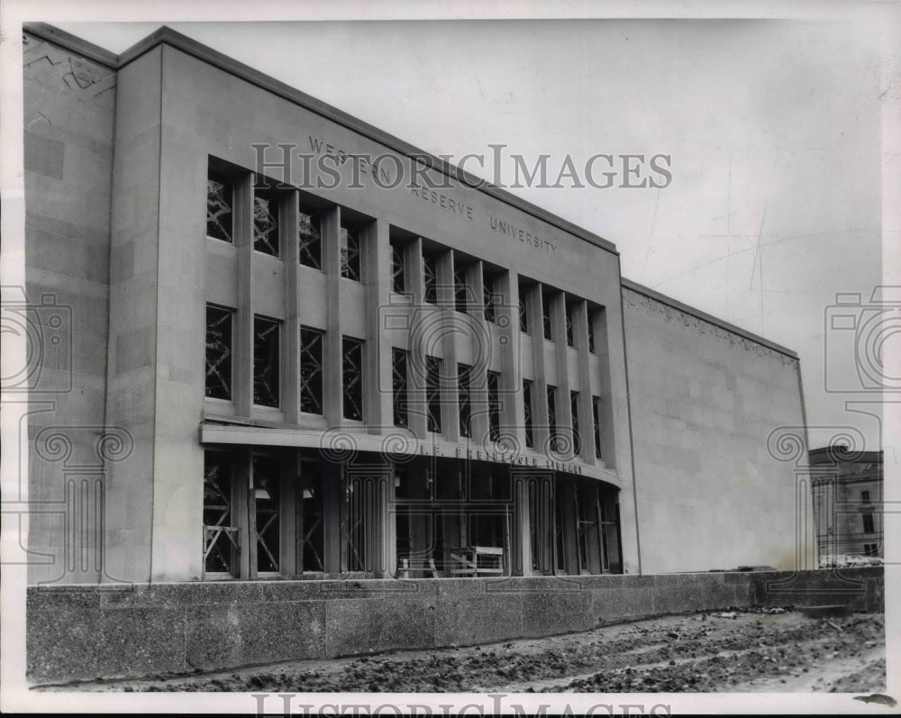 1955 Press Photo Western Reserve University - Historic Images