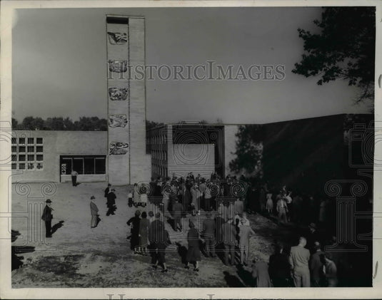 1950 Press Photo Parks and Playgrounds at Brookside Zoo - Historic Images