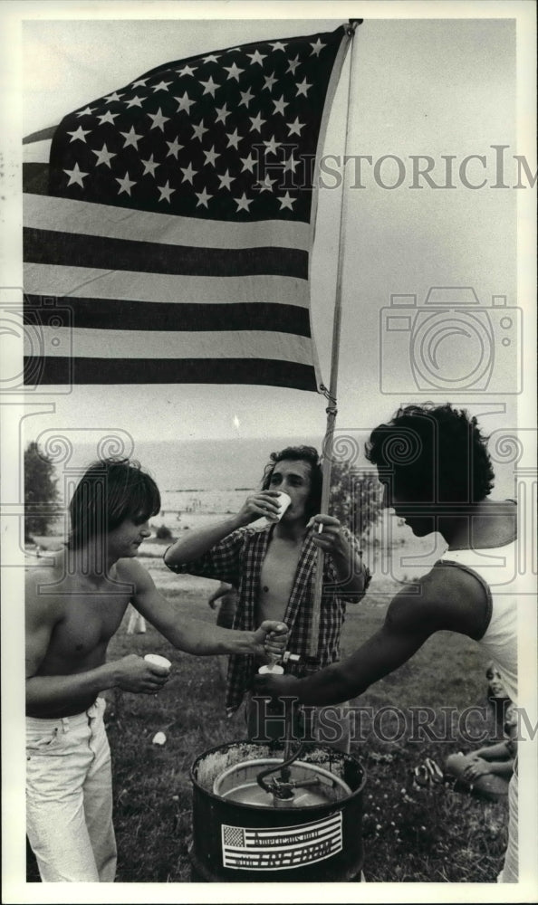 1980 Press Photo Fourth of July-Historic Images