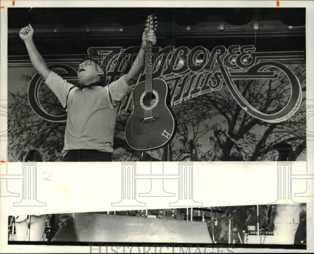 1981 Press Photo Tom T. Hall at the Jamboree in the Hills- Historic Images