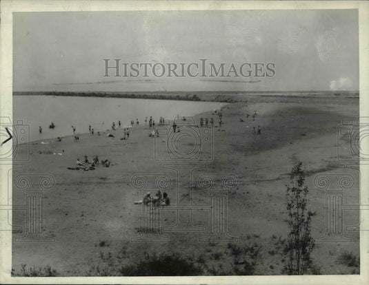 1936 Press Photo White city beach - Historic Images