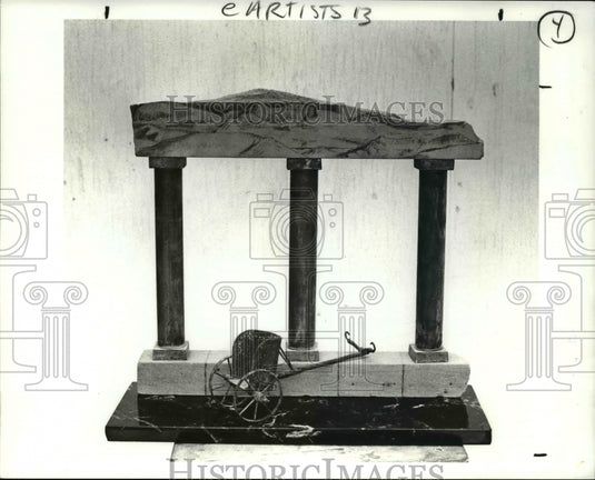1989 Press Photo A Carl Flotd's art work - cva58859-Historic Images