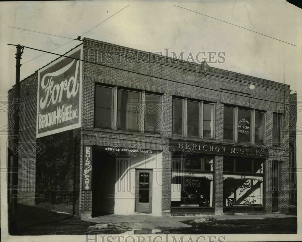 1926 Press Photo Berichon-McGhee Company - Historic Images