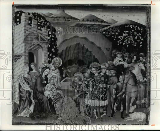 1992 Press Photo Adoration of the Magi-Giovanni di Paolo Italian 1399-1482- Historic Images