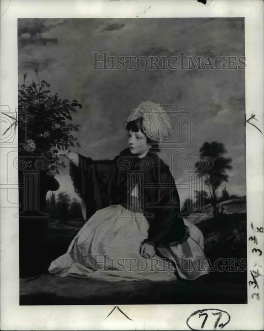 1941 Press Photo Lady Caroline Howard painting by Sir Joshua Reynolds - Historic Images