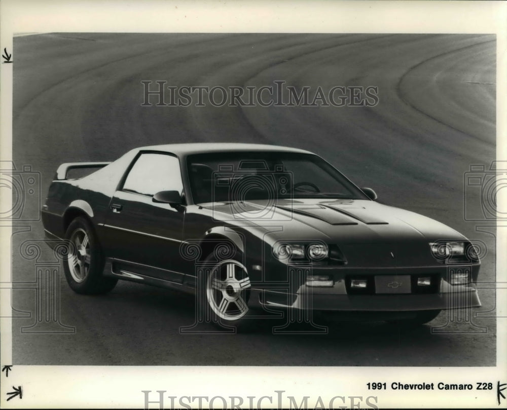 1991 Press Photo Chevrolet Camaro Z28 - Historic Images