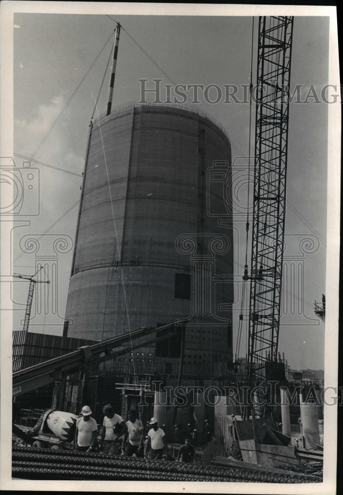 1971 Press Photo The Atomic Power Station - Historic Images