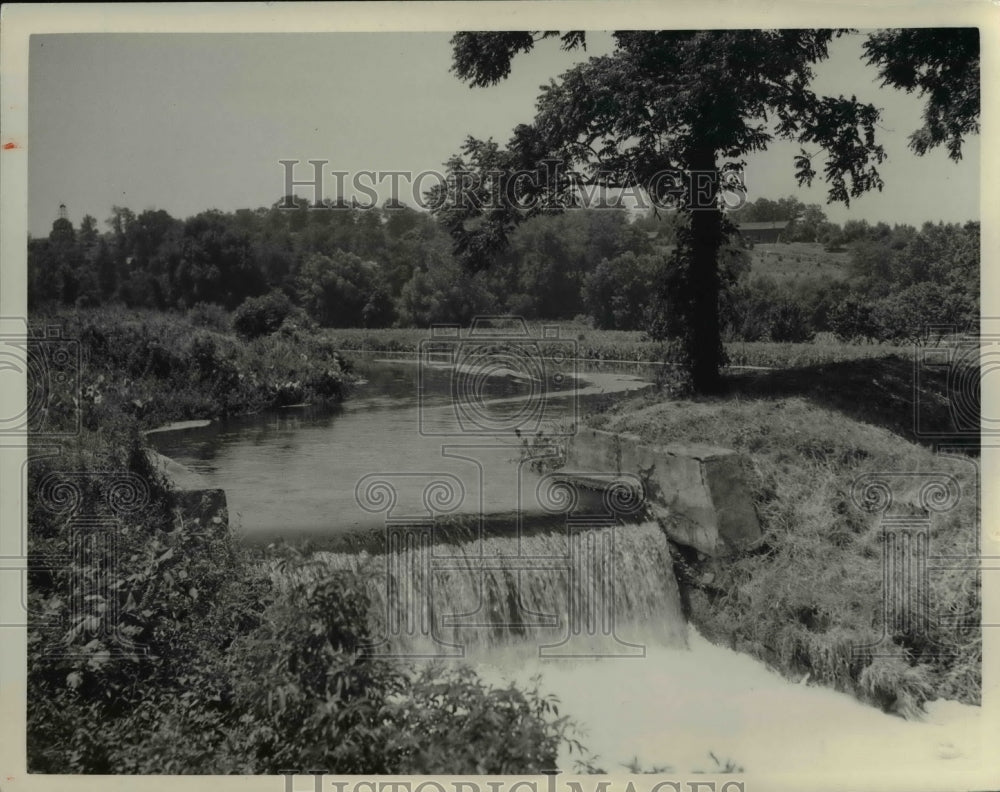 1966 Press Photo Ohio Canal - Historic Images